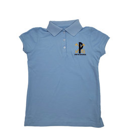 Elder Manufacturing Co. Inc. ST PETER GIRLS SS PIQUE SHIRT LT BLUE