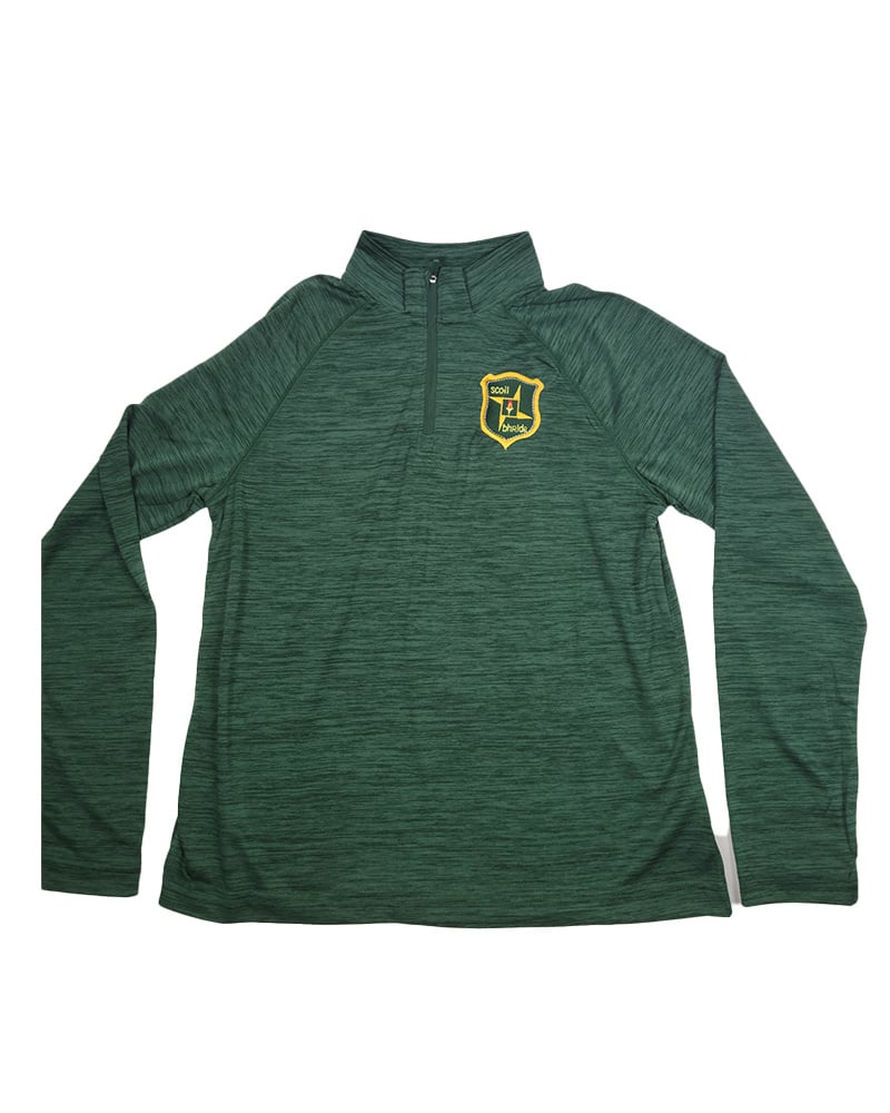 Charles River Apparel ST. BRIGID  1/4 ZIP NYLON SPACE DYE