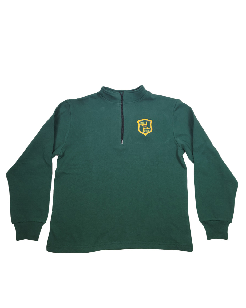 School Apparel, Inc. ST. BRIGID  1/4 ZIP SWEATSHIRT