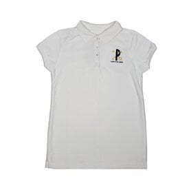 Elder Manufacturing Co. Inc. ST PETER GIRLS SS PIQUE SHIRT WHITE