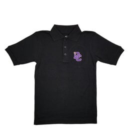 Classroom Uniforms Dayton Christian Jersey SS Polo - Black