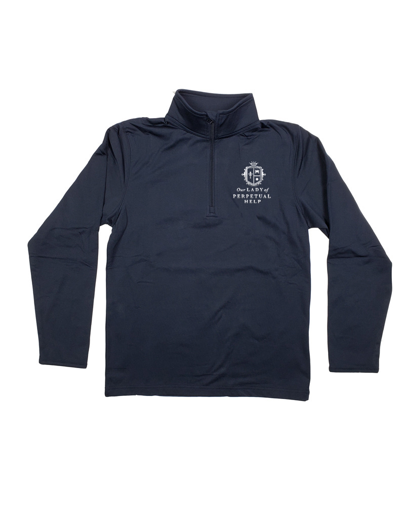 Elder Manufacturing Co. Inc. OUR LADY OF PERPETUAL HELP  1/4 ZIP PERFORMANCE PULLOVER