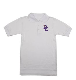 Classroom Uniforms Dayton Christian Jersey SS Polo - White
