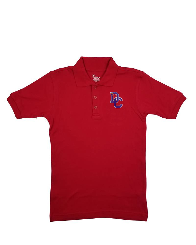Classroom Uniforms Dayton Christian SS Polo - Red