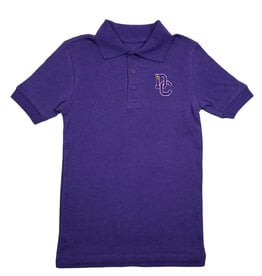 Classroom Uniforms Dayton Christian Jersey SS Polo - Purple