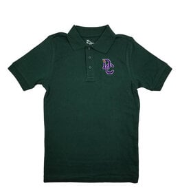 Classroom Uniforms Dayton Christian Jersey SS Polo - Hunter