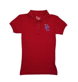 Classroom Uniforms Dayton Christian Girls Jersey SS Polo - Red