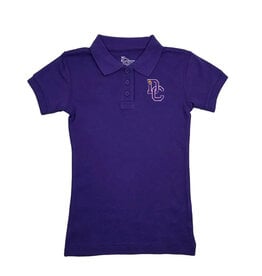 Classroom Uniforms Dayton Christian Girls SS Polo - Purple