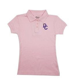 Classroom Uniforms Dayton Christian Girls SS Polo - Pink