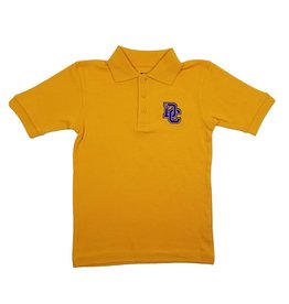 Classroom Uniforms Dayton Christian SS Polo - Gold