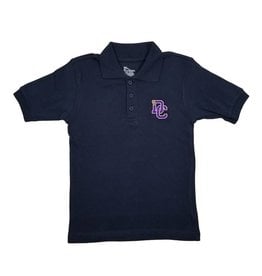 Classroom Uniforms Dayton Christian Jersey SS Polo - Navy