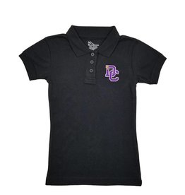 Classroom Uniforms Dayton Christian Girls Jersey SS Polo - Black