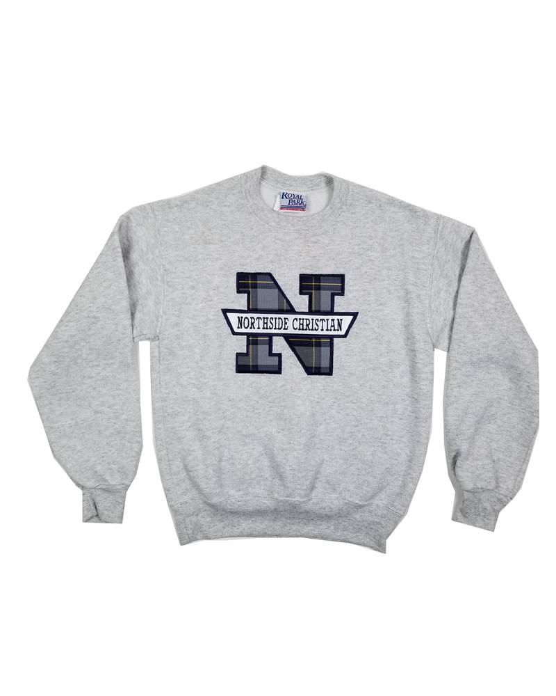 Elder Manufacturing Co. Inc. NORTHSIDE CHRISTIAN PLAID SWEATSHIRT