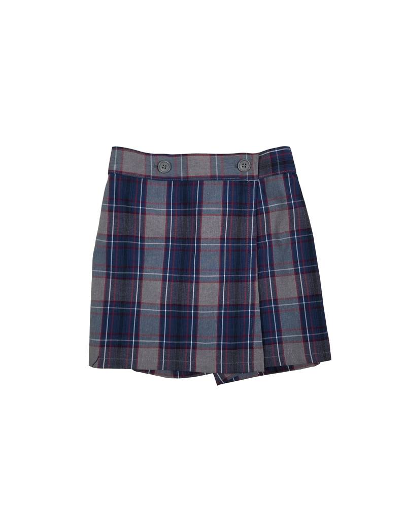 Elder Manufacturing Co. Inc. Wrap Front Skort Plaid 53