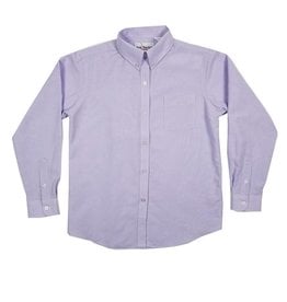 Elder Manufacturing Co. Inc. GIRLS/LADIES LS PURPLE OXFORD BLOUSE