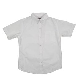 Elder Manufacturing Co. Inc. GIRLS/LADIES SS WHITE OXFORD BLOUSE