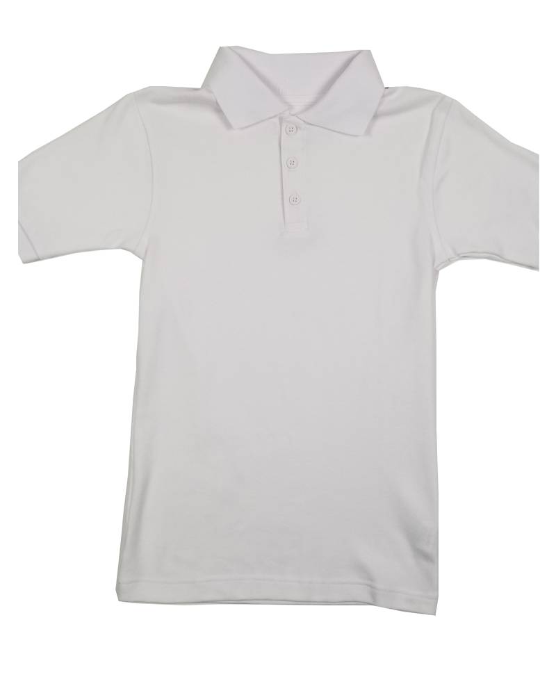 Classroom Uniforms CLASSROOM SHORT SLEEVE POLO WHITE