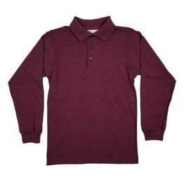 Elder Manufacturing Co. Inc. LONG SLEEVE  JERSEY KNIT SHIRT MAROON