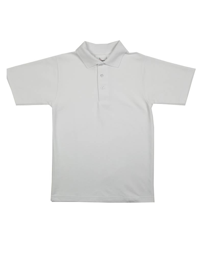 Elder Manufacturing Co. Inc. SHORT SLEEVE PIQUE KNIT SHIRT WHITE