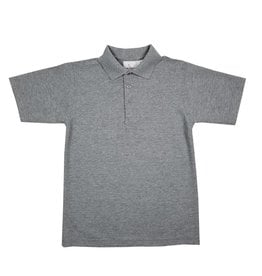 Elder Manufacturing Co. Inc. SHORT SLEEVE PIQUE KNIT SHIRT GREY