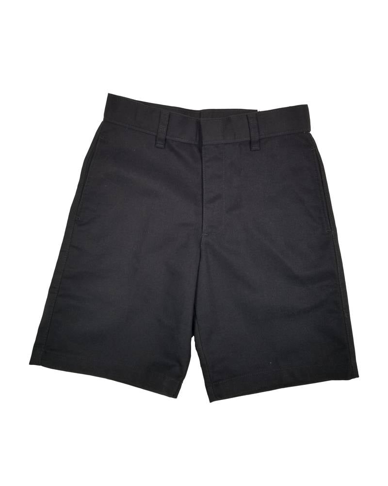 Elder Manufacturing Co. Inc. BOYS/MENS FLAT FRONT SHORTS BLACK