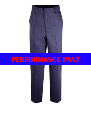 Elder Manufacturing Co. Inc. BOYS/MENS FLAT FRONT PERFORMANCE PANTS NAVY