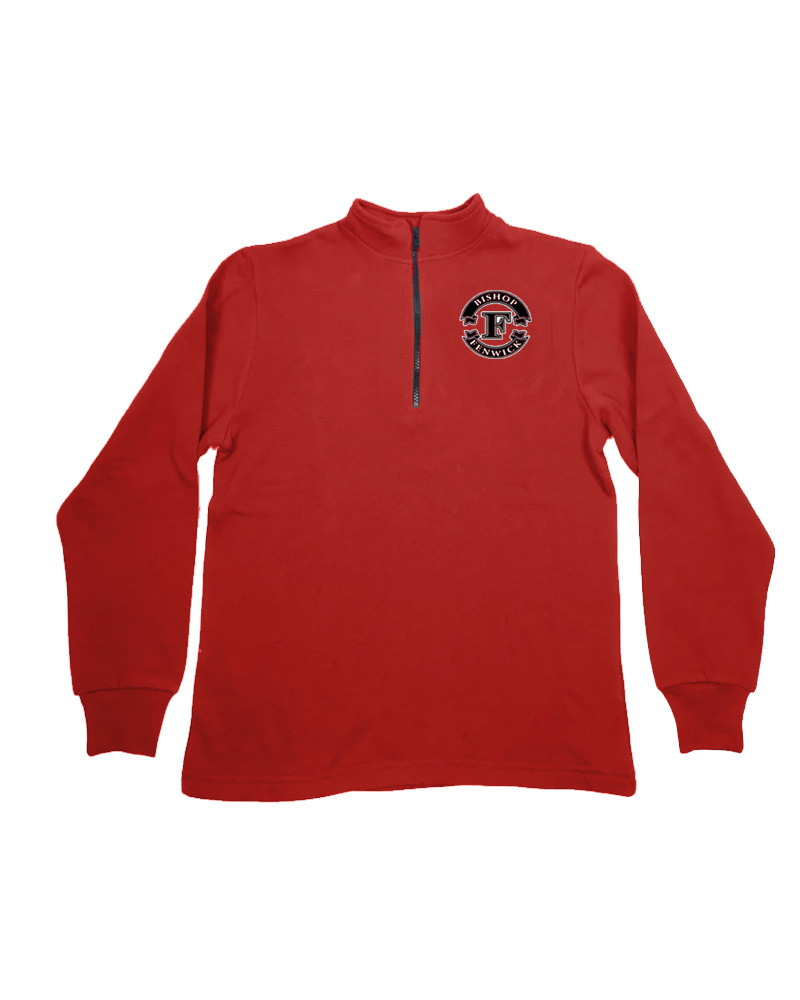 School Apparel, Inc. Bishop Fenwick  1/4 ZIP SWEATSHIRT