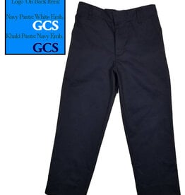 Classroom Uniforms GCS CLASSROOM BOYS FLAT FRONT PANT NVY