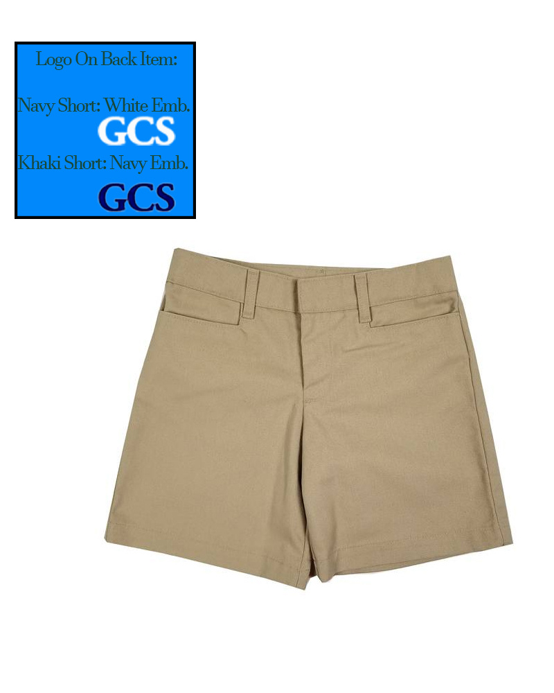 Elder Manufacturing Co. Inc. GCS GIRLS/LADIES FLAT FRONT SHORTS