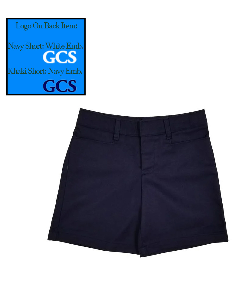 Elder Manufacturing Co. Inc. GCS GIRLS/LADIES FLAT FRONT SHORTS