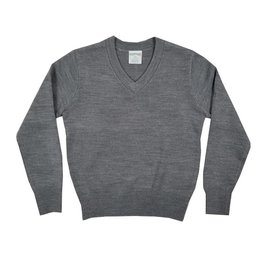 Elder Manufacturing Co. Inc. V/NECK PULLOVER SWEATER GREY B