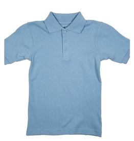 Classroom Uniforms CLASSROOM SHORT SLEEVE POLO LT BLUE C