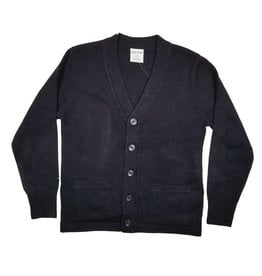 Elder Manufacturing Co. Inc. V-NECK CARDIGAN W/ POCKET NAVY D