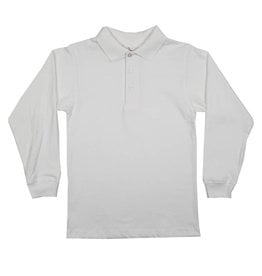 Elder Manufacturing Co. Inc. LONG SLEEVE JERSEY KNIT SHIRT WHITE G