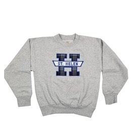 School Apparel, Inc. ST. HELEN PLAID SWEATSHIRT