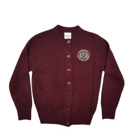 Elder Manufacturing Co. Inc. HEART OF OHIO GIRLS CARDIGAN MAROON