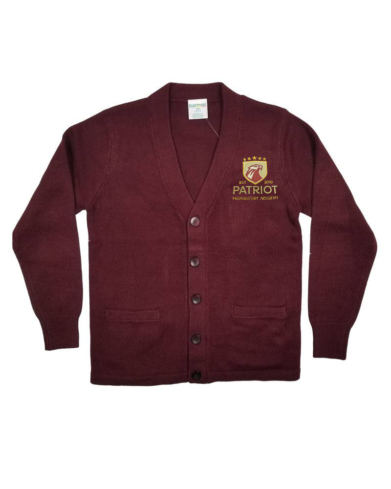 Elder Manufacturing Co. Inc. PATRIOT PREP  V-NECK CARDIGAN