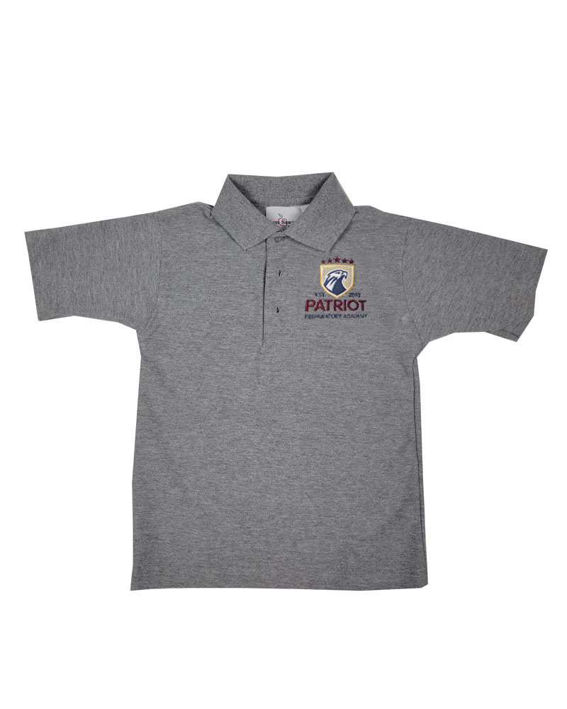 Elder Manufacturing Co. Inc. PATRIOT PREPARATORY ACADEMY  SS POLO SHIRT