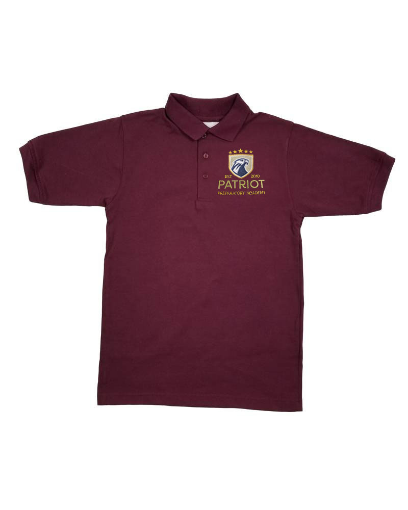 Elder Manufacturing Co. Inc. PATRIOT PREPARATORY ACADEMY  SS POLO SHIRT