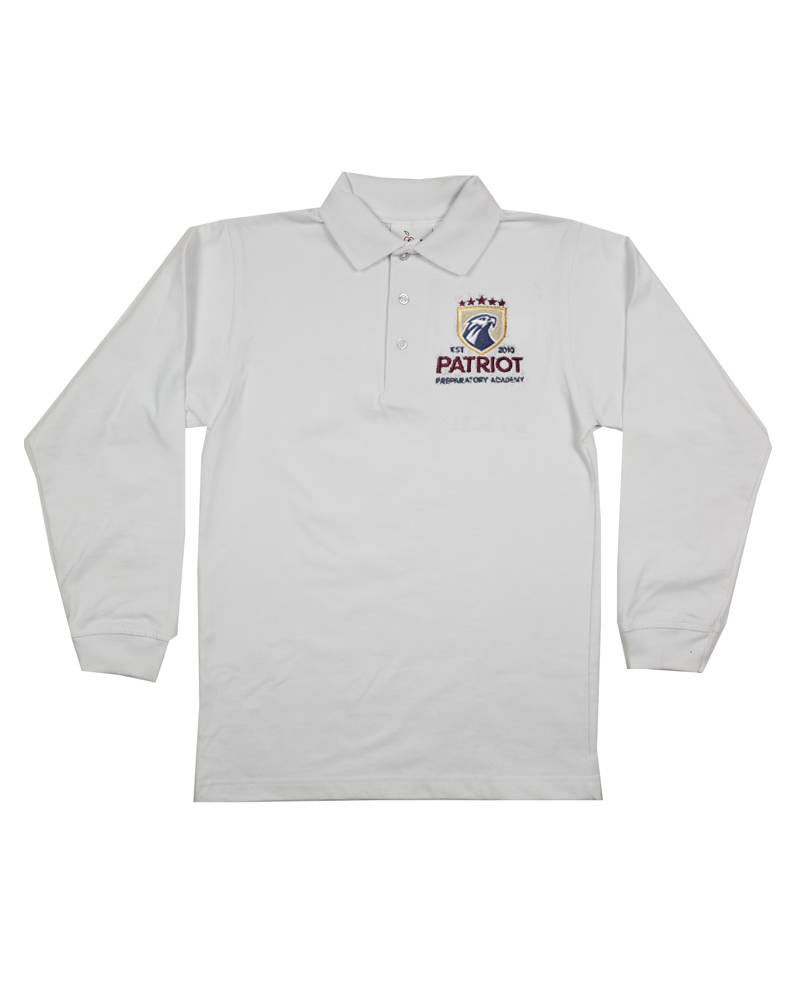 Elder Manufacturing Co. Inc. PATRIOT PREPARATORY ACADEMY  LS POLO SHIRT