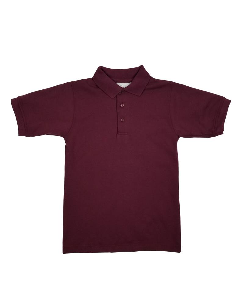 Elder Manufacturing Co. Inc. SHORT SLEEVE JERSEY KNIT SHIRT MAROON B