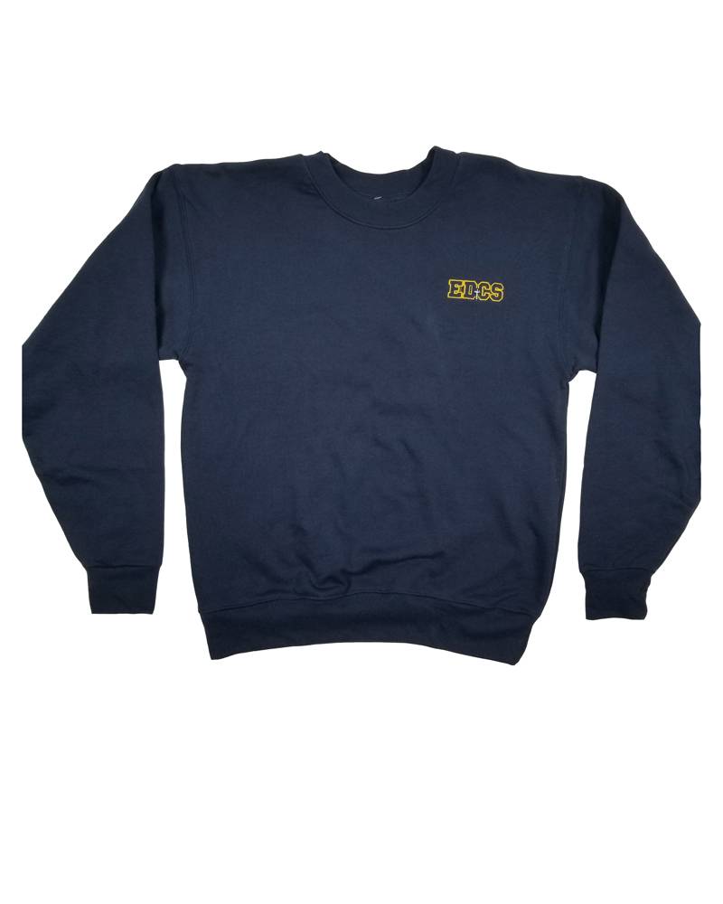 School Apparel, Inc. EAST DAYTON CHRISTIAN SWEATSHIRT WITH CREST