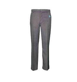 Elder Manufacturing Co. Inc. CRISTO REY BOY/MENS FLAT FRONT PANTS Charcoal Grey