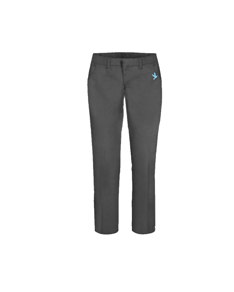 Elder Manufacturing Co. Inc. CRISTO REY GIRLS/LADIES FLAT FRONT PANTS CHARCOAL GREY