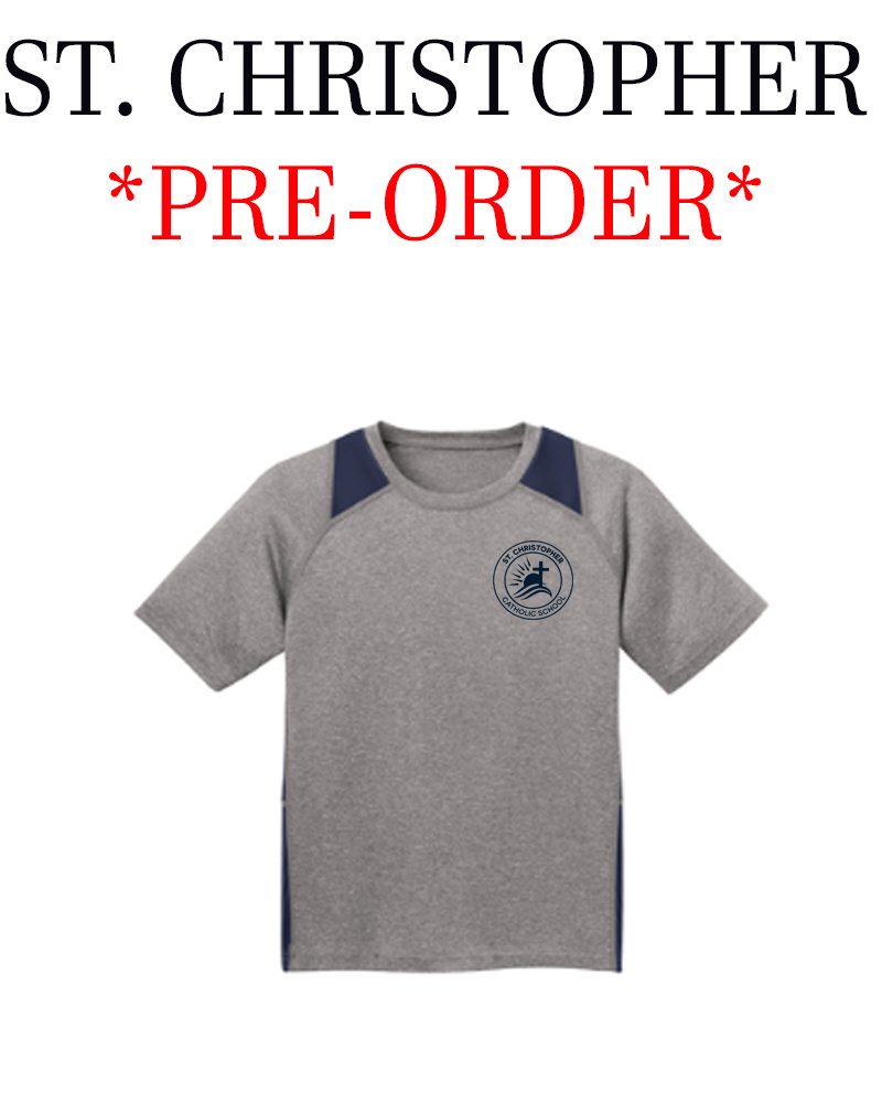 SanMar ST. CHRISTOPHER DRY FIT GYM T-SHIRT GRANDVIEW