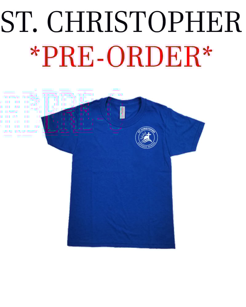 SanMar ST. CHRISTOPHER KINDERGARTEN GYM T-SHIRT GRANDVIEW