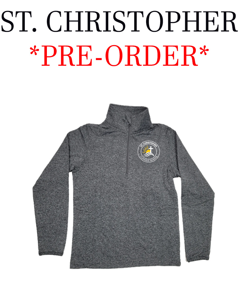 Elder Manufacturing Co. Inc. ST. CHRISTOPHER YOUTH/ADULT 1/4 ZIP DRY FIT PULLOVER GRANDVIEW