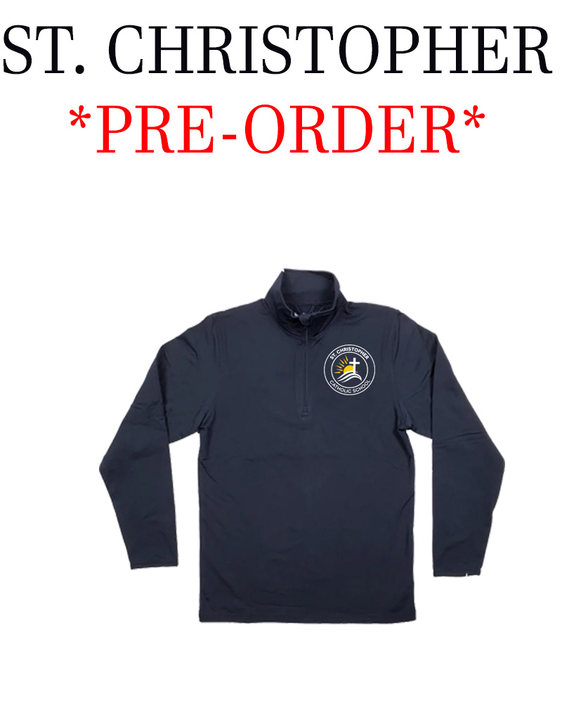 Elder Manufacturing Co. Inc. ST. CHRISTOPHER YOUTH/ADULT 1/4 ZIP DRY FIT PULLOVER GRANDVIEW