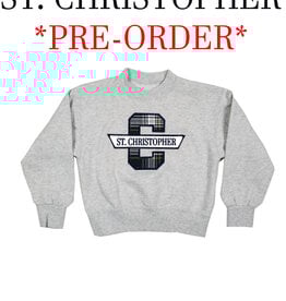 School Apparel, Inc. ST. CHRISTOPHER  PLAID SWEATSHIRT