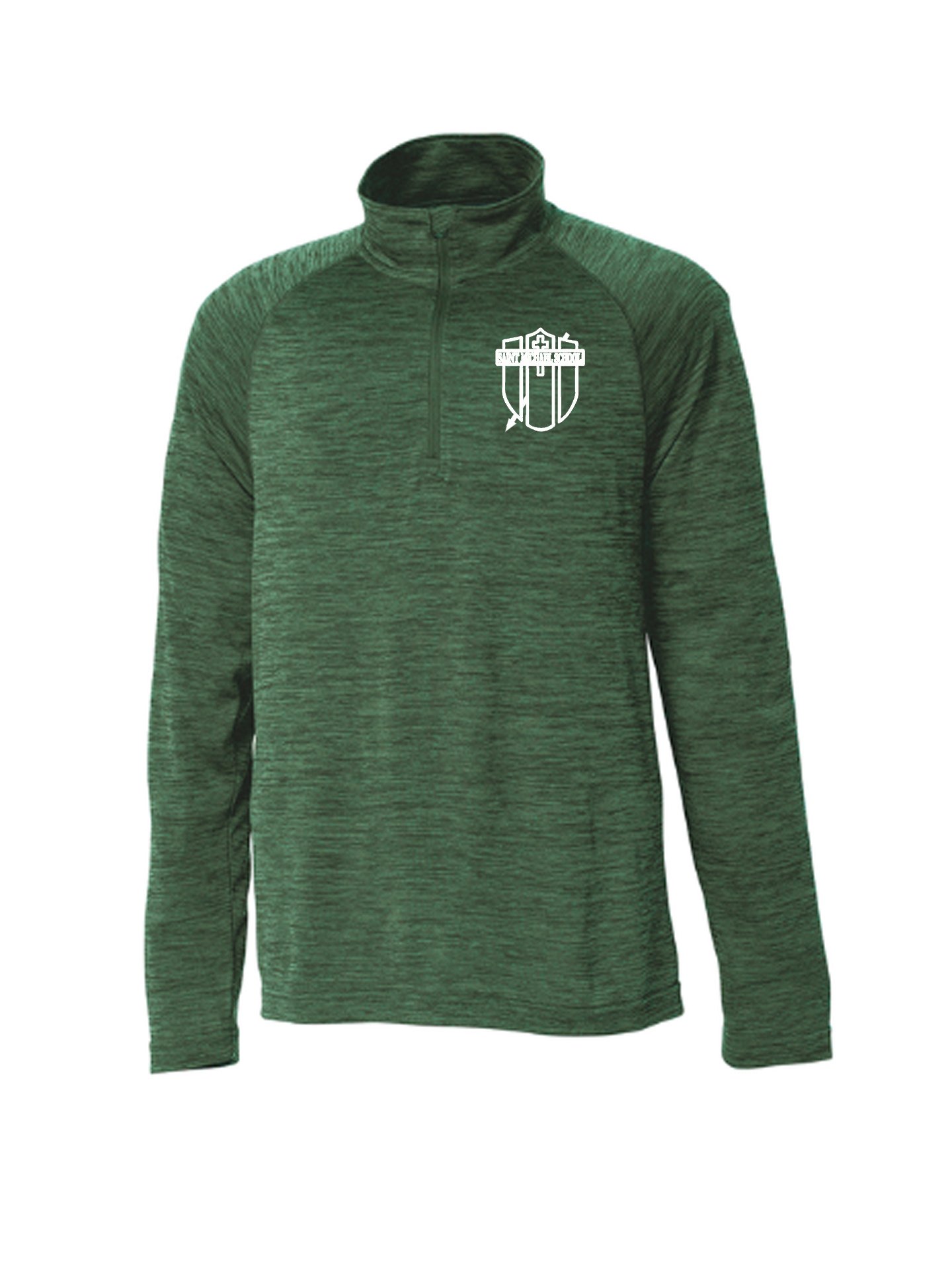 Charles River Apparel ST. MICHAEL SPIRITWEAR  ADULT SPACE DYE PULLOVER